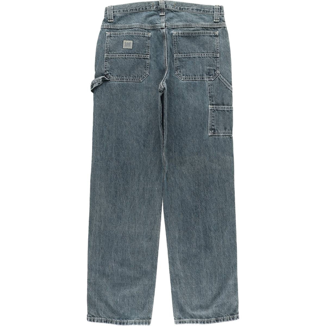Lee Carpenter Denim Painter Pants, Men's, Size W33 cotton navy blue type Vintage Second Hand