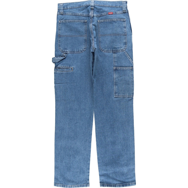Wrangler Denim Painter Pants for Men, W32 equivalent cotton blue type Vintage Second Hand