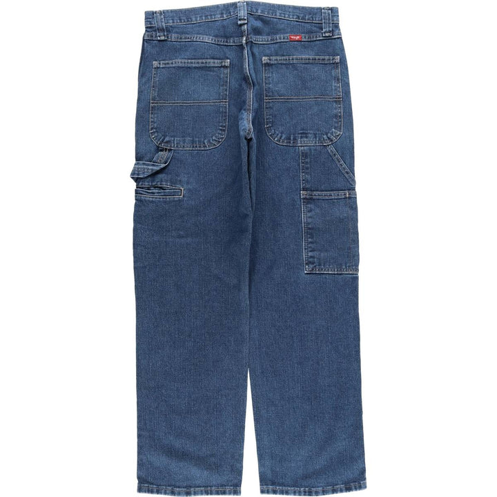 Wrangler Men's Denim Painter Pants, Made in Nicaragua, Size W33 cotton blue type Vintage Second Hand