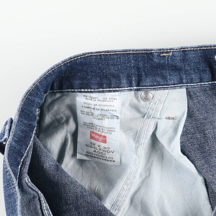 Wrangler Men's Denim Painter Pants, Made in Nicaragua, Size W33 cotton blue type Vintage Second Hand