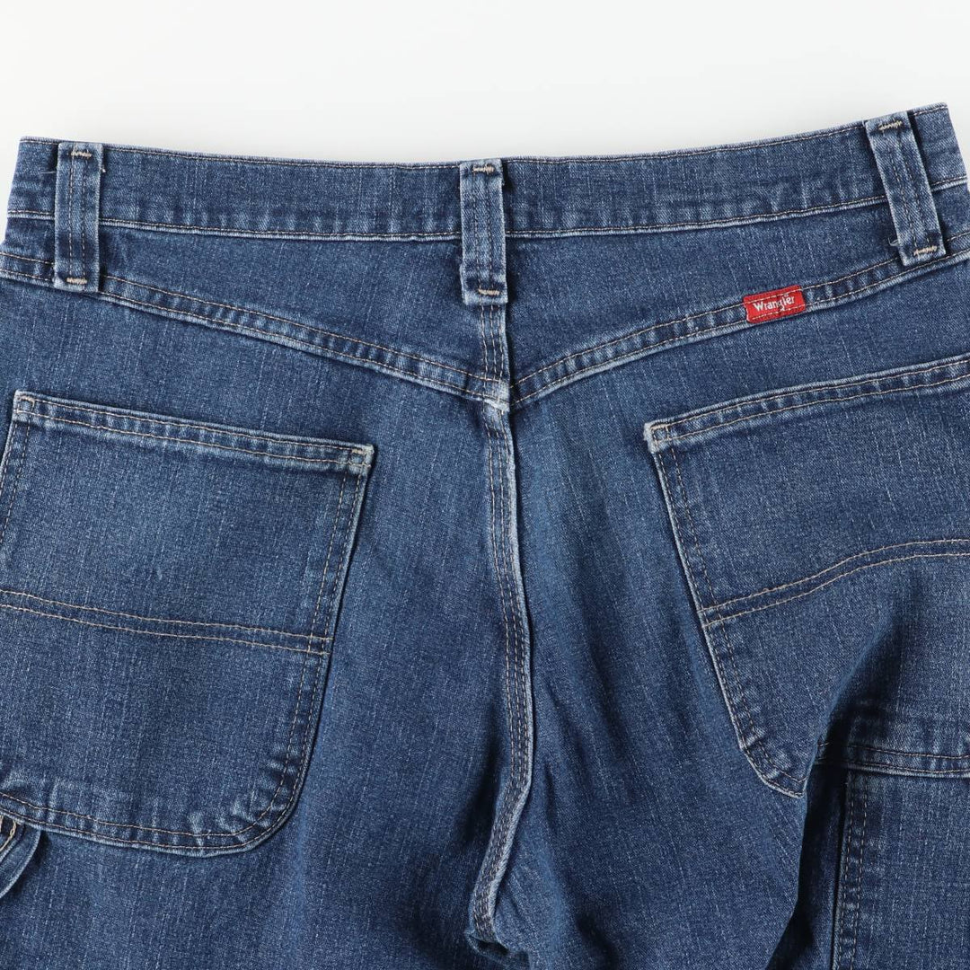 Wrangler Men's Denim Painter Pants, Made in Nicaragua, Size W33 cotton blue type Vintage Second Hand