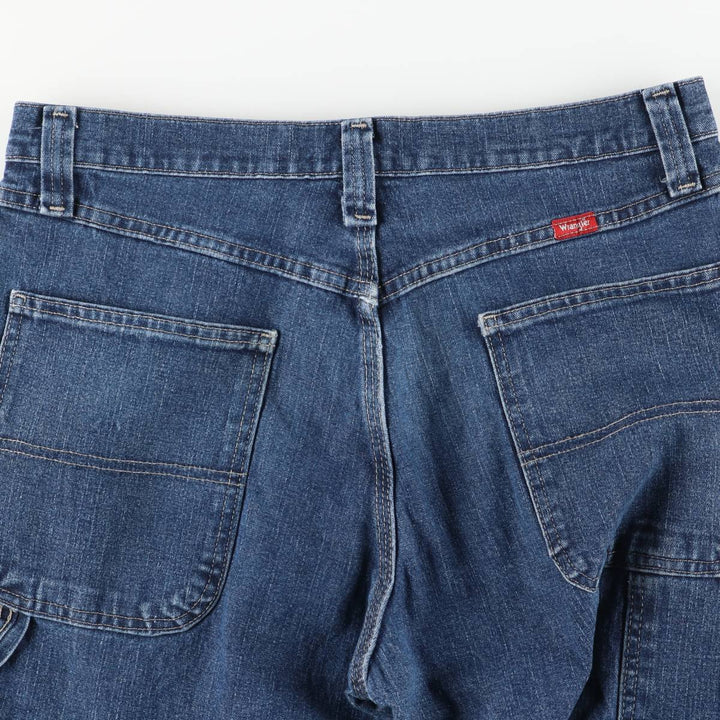Wrangler Men's Denim Painter Pants, Made in Nicaragua, Size W33 cotton blue type Vintage Second Hand