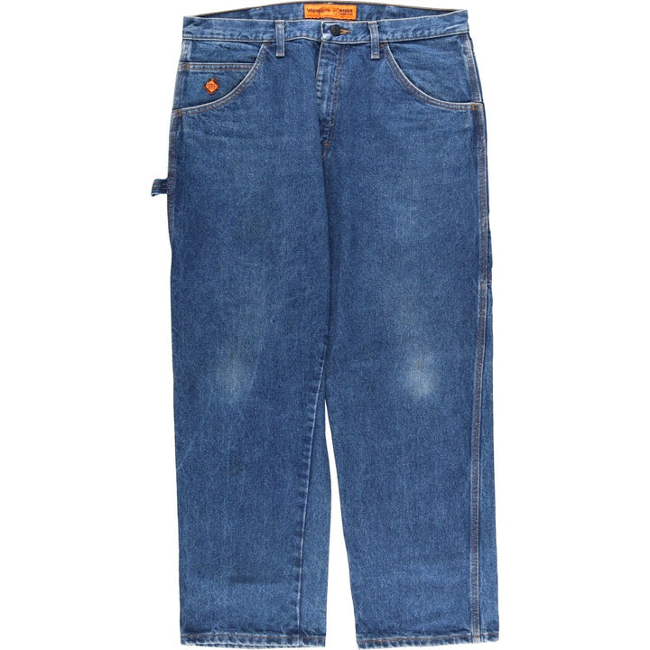 Wrangler FR Denim Painter Pants, Men's, Size W37 cotton blue type Vintage Second Hand