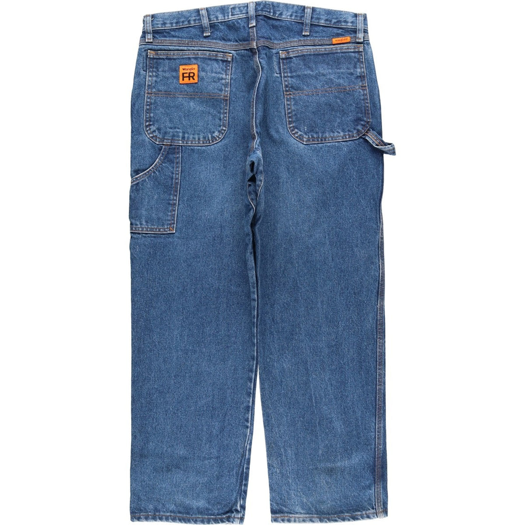 Wrangler FR Denim Painter Pants, Men's, Size W37 cotton blue type Vintage Second Hand