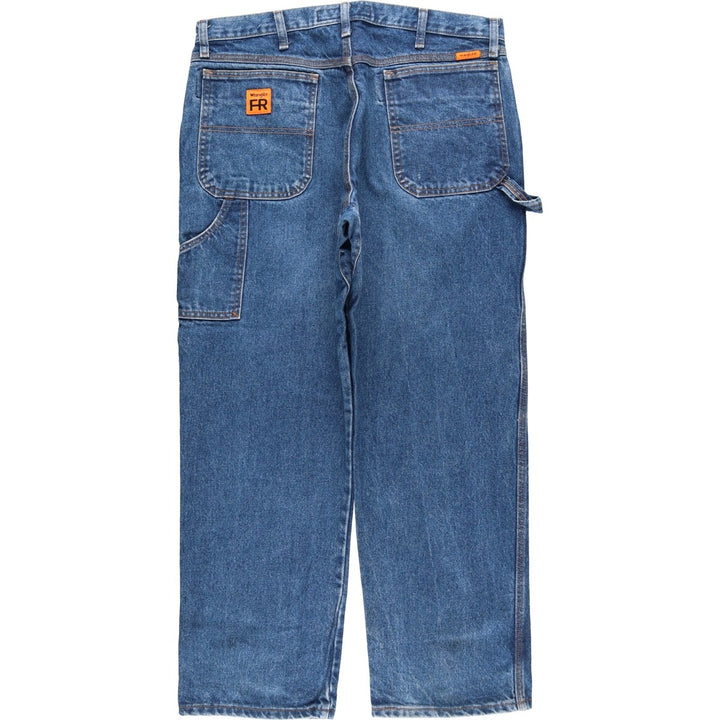 Wrangler FR Denim Painter Pants, Men's, Size W37 cotton blue type Vintage Second Hand