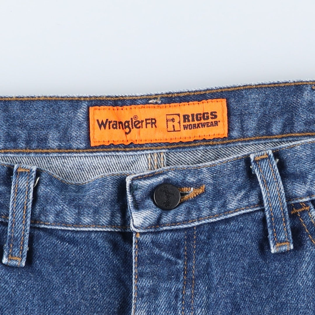 Wrangler FR Denim Painter Pants, Men's, Size W37 cotton blue type Vintage Second Hand