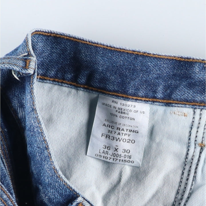 Wrangler FR Denim Painter Pants, Men's, Size W37 cotton blue type Vintage Second Hand