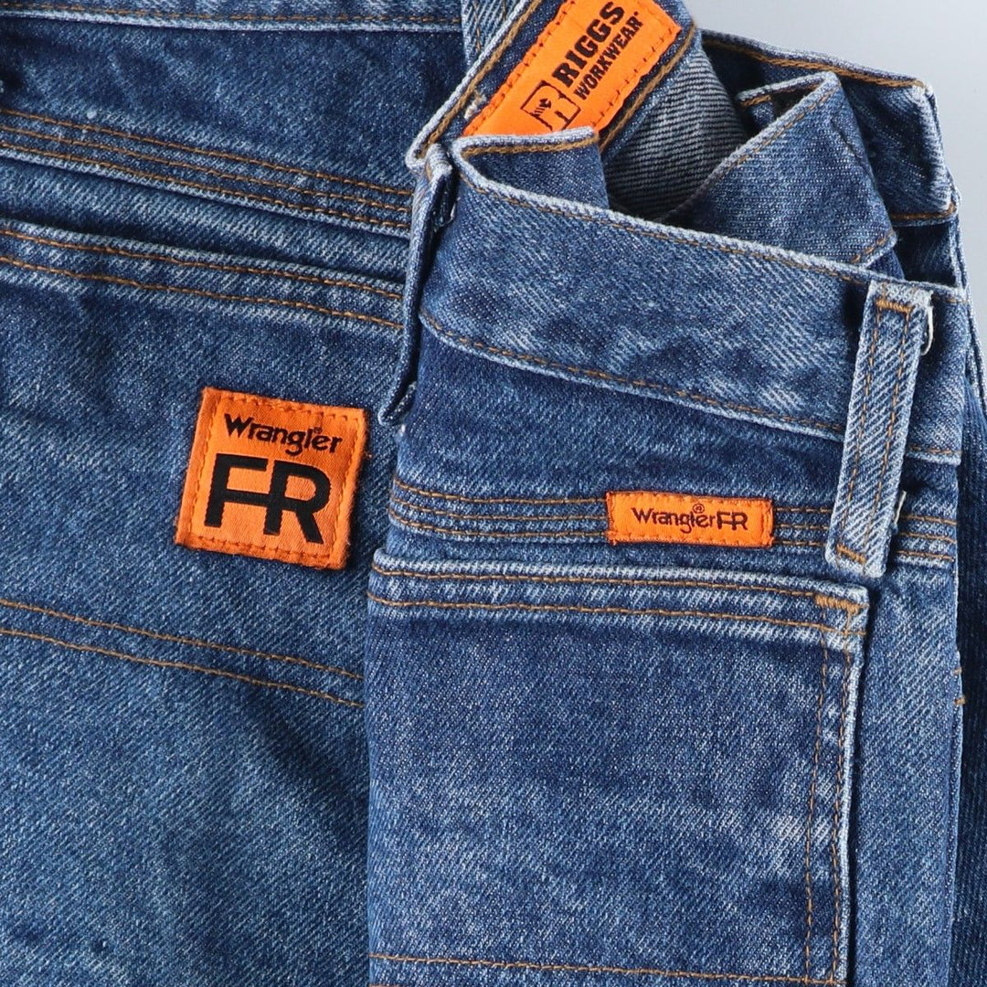 Wrangler FR Denim Painter Pants, Men's, Size W37 cotton blue type Vintage Second Hand