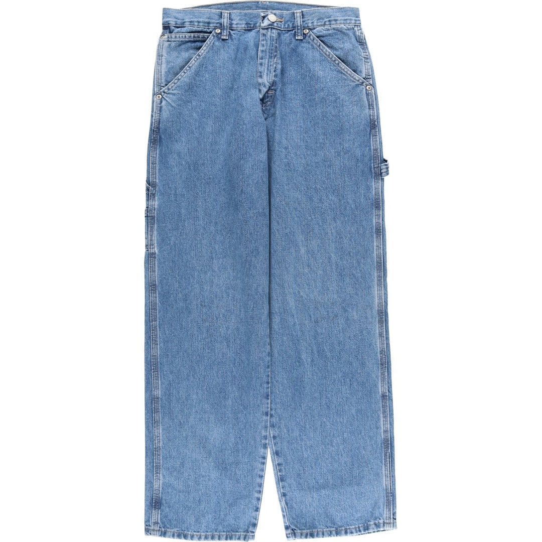 00'S Wrangler Denim Painter Pants Men's W30 equivalent cotton blue type Vintage Second Hand