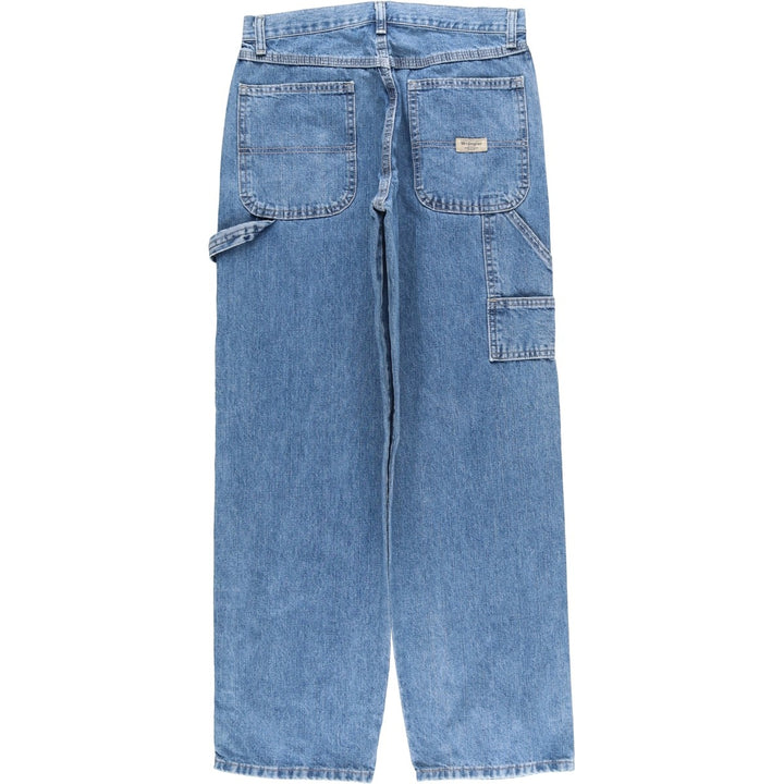 00'S Wrangler Denim Painter Pants Men's W30 equivalent cotton blue type Vintage Second Hand