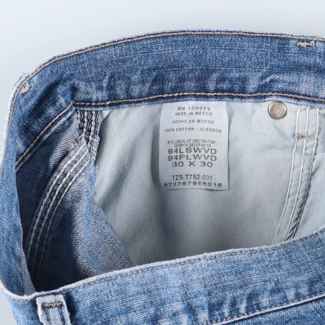 00'S Wrangler Denim Painter Pants Men's W30 equivalent cotton blue type Vintage Second Hand