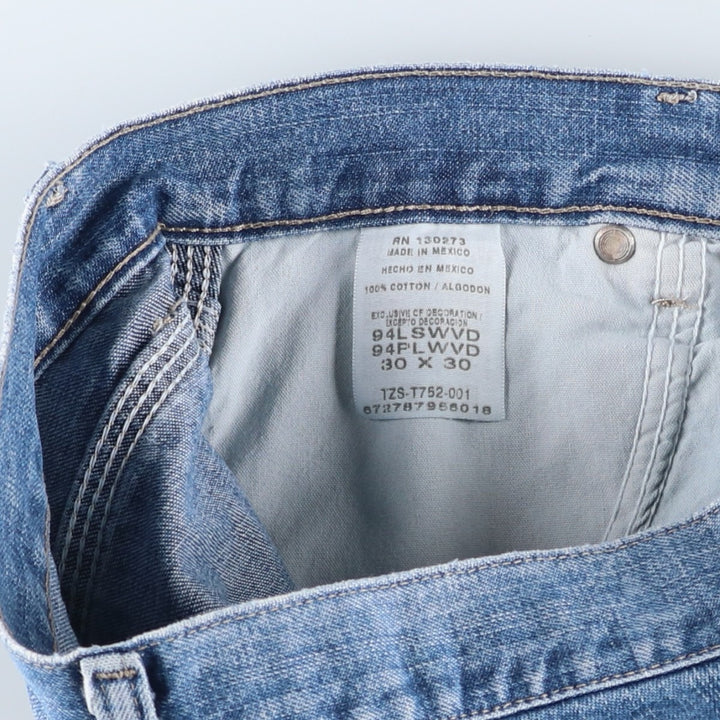 00'S Wrangler Denim Painter Pants Men's W30 equivalent cotton blue type Vintage Second Hand