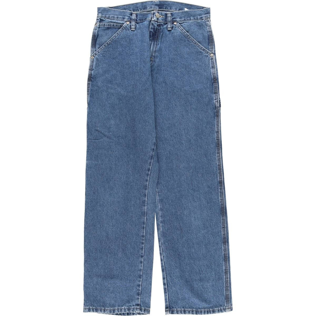 00'S Wrangler CARPENTER denim painter pants for men, W30 equivalent cotton blue type Vintage Second Hand
