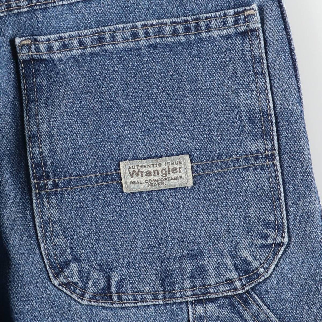 00'S Wrangler CARPENTER denim painter pants for men, W30 equivalent cotton blue type Vintage Second Hand