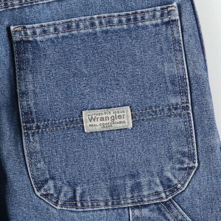 00'S Wrangler CARPENTER denim painter pants for men, W30 equivalent cotton blue type Vintage Second Hand