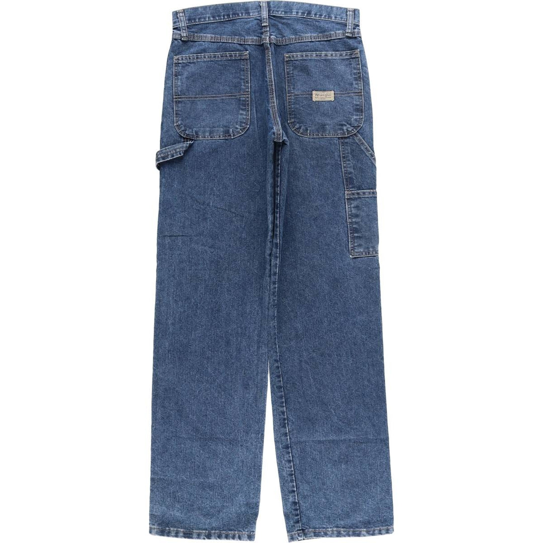 00'S Wrangler CARPENTER denim painter pants for men, W30 equivalent cotton blue type Vintage Second Hand