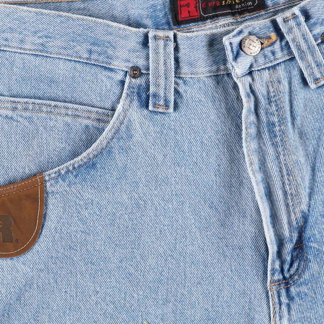 Wrangler RIGGS WORKWEAR Denim Painter Pants Men's W34 equivalent cotton blue type Vintage Second Hand