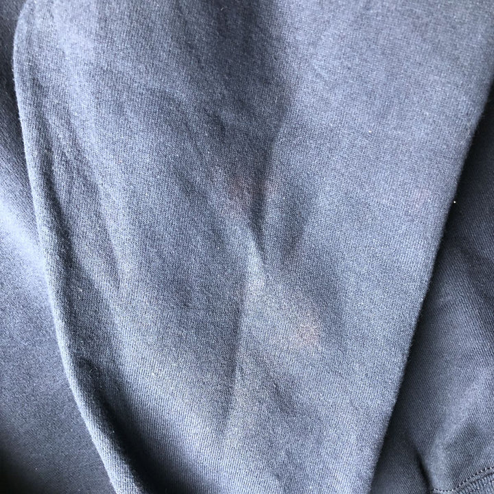 Vintage 90'S Jerzees US Navy Print Sweatshirt, Made in USA, Men's Size Medium cotton navy blue type Vintage Second Hand