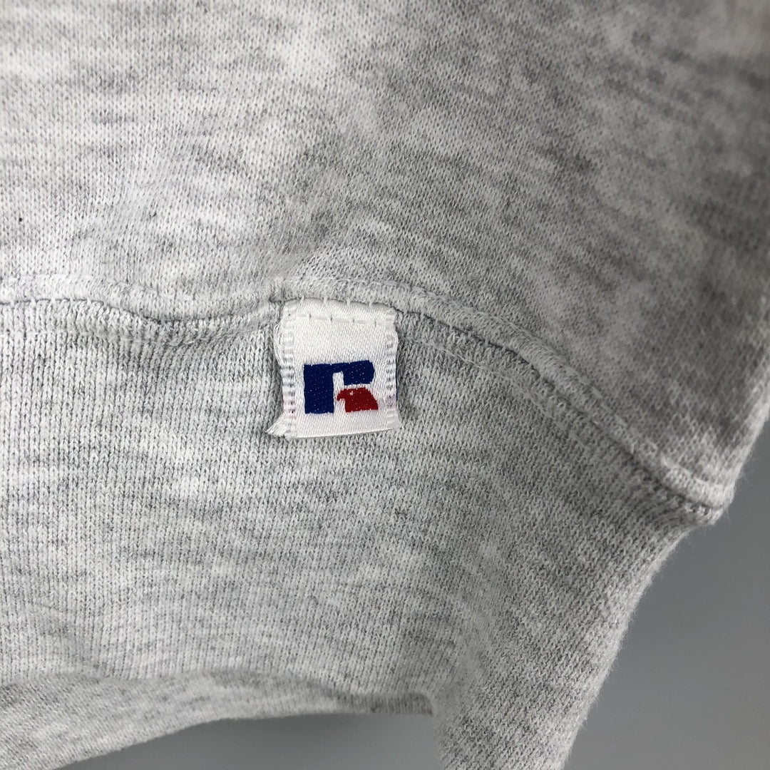 90'S Russell IOWA University of Iowa college sweatshirt, made in the USA, men's size L, vintage cotton gray type Vintage Second Hand