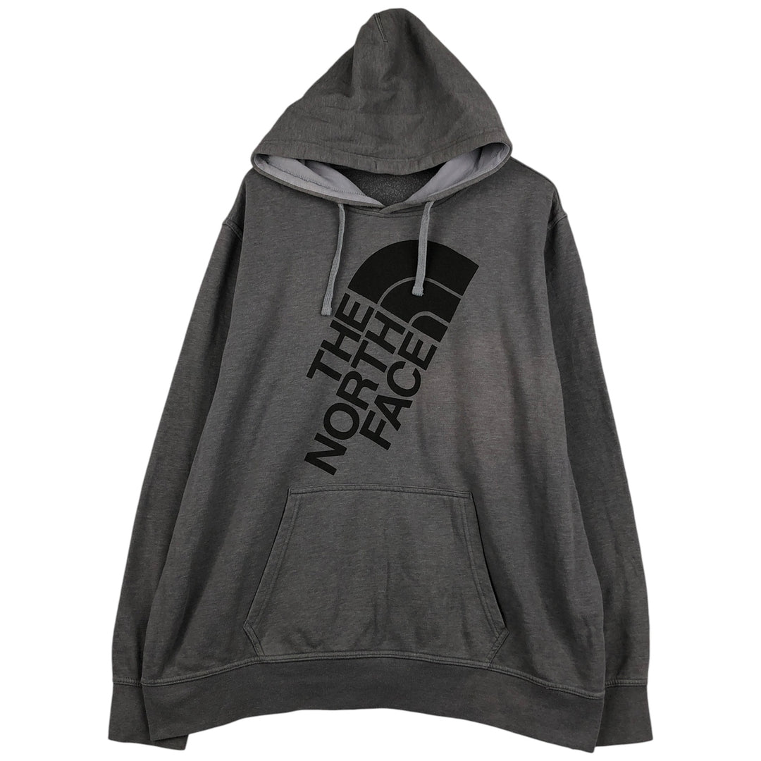The North Face Men's XXL Pullover Hoodie cotton gray type Vintage Second Hand