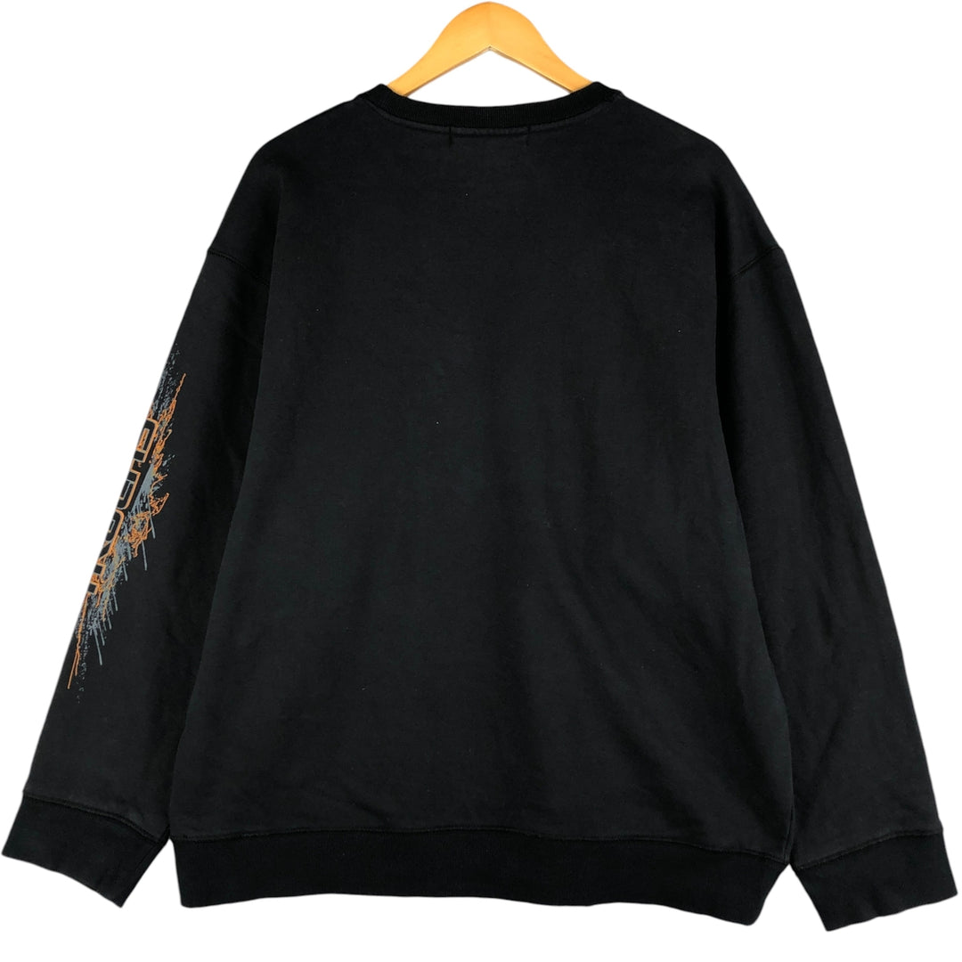 COMFORT CREW CHEVROLET Chevrolet Advertising Sweatshirt, Men's XL cotton black type Vintage Second Hand