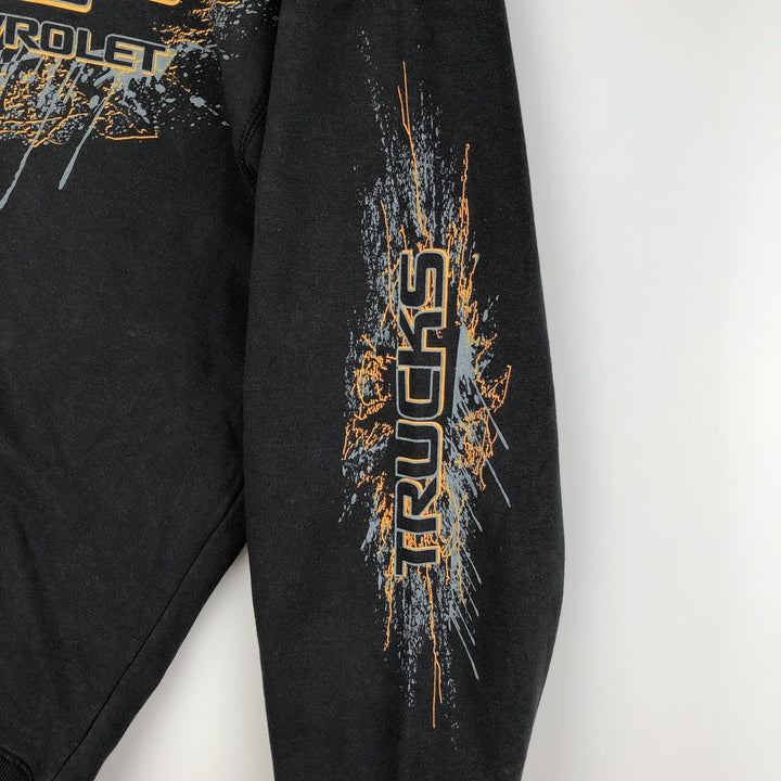 COMFORT CREW CHEVROLET Chevrolet Advertising Sweatshirt, Men's XL cotton black type Vintage Second Hand