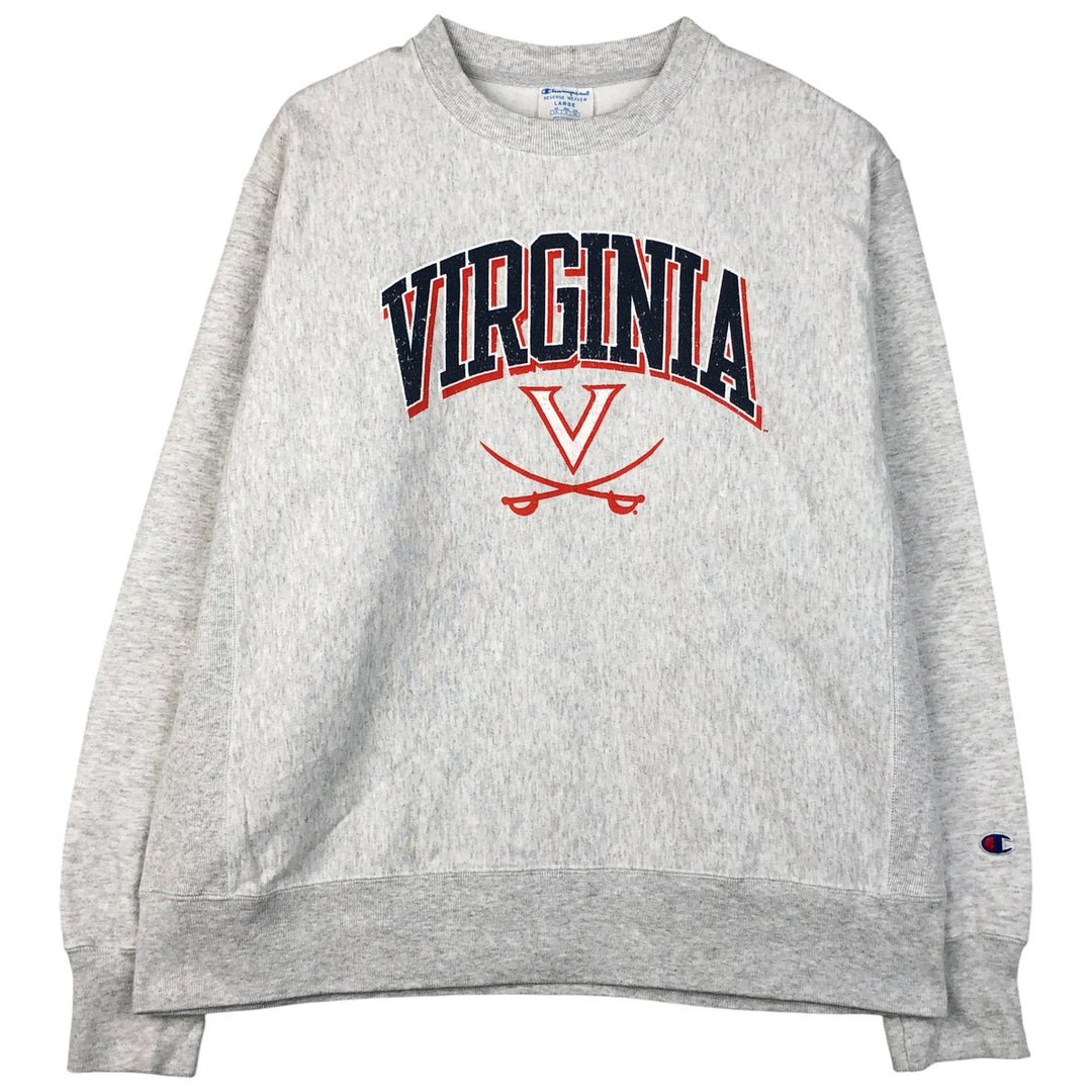 Champion REVERSE WEAVE Reverse Weave College Sweatshirt Trainer Men's XL cotton gray type Vintage Second Hand