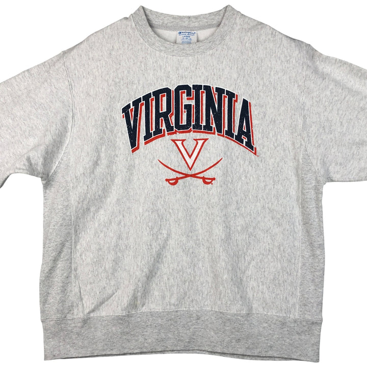 Champion REVERSE WEAVE Reverse Weave College Sweatshirt Trainer Men's XL cotton gray type Vintage Second Hand