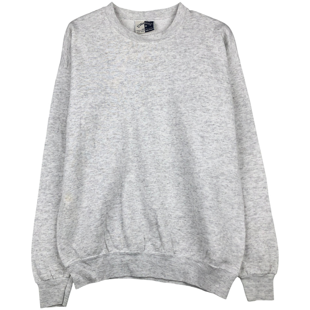 Vintage 90'S Lee STURDYSWEATS plain blank sweatshirt, made in the USA, size M, men's. cotton gray type Vintage Second Hand