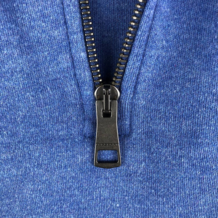 Burberry's BURBERRY BRIT half-zip sweatshirt, men's size XL cotton blue type Vintage Second Hand