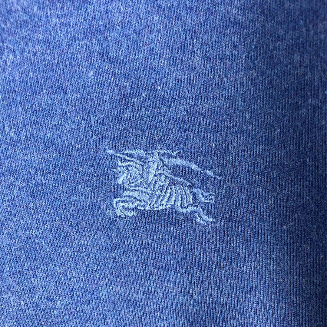 Burberry's BURBERRY BRIT half-zip sweatshirt, men's size XL cotton blue type Vintage Second Hand