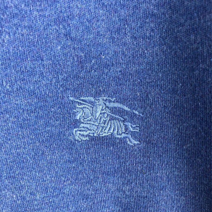 Burberry's BURBERRY BRIT half-zip sweatshirt, men's size XL cotton blue type Vintage Second Hand