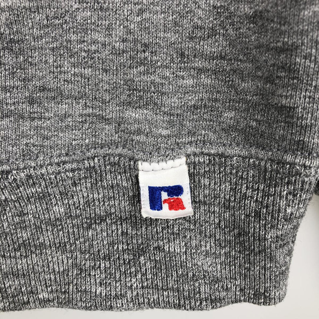90'S Russell plain blank sweatshirt, sweatshirt, made in USA, men's XL size, vintage polyester gray type Vintage Second Hand