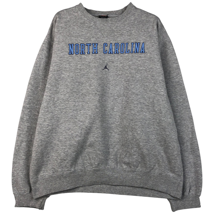 2000'S Nike TEAM Michael Jordan University of North Carolina College Sweatshirt, Men's Size L cotton gray type Vintage Second Hand