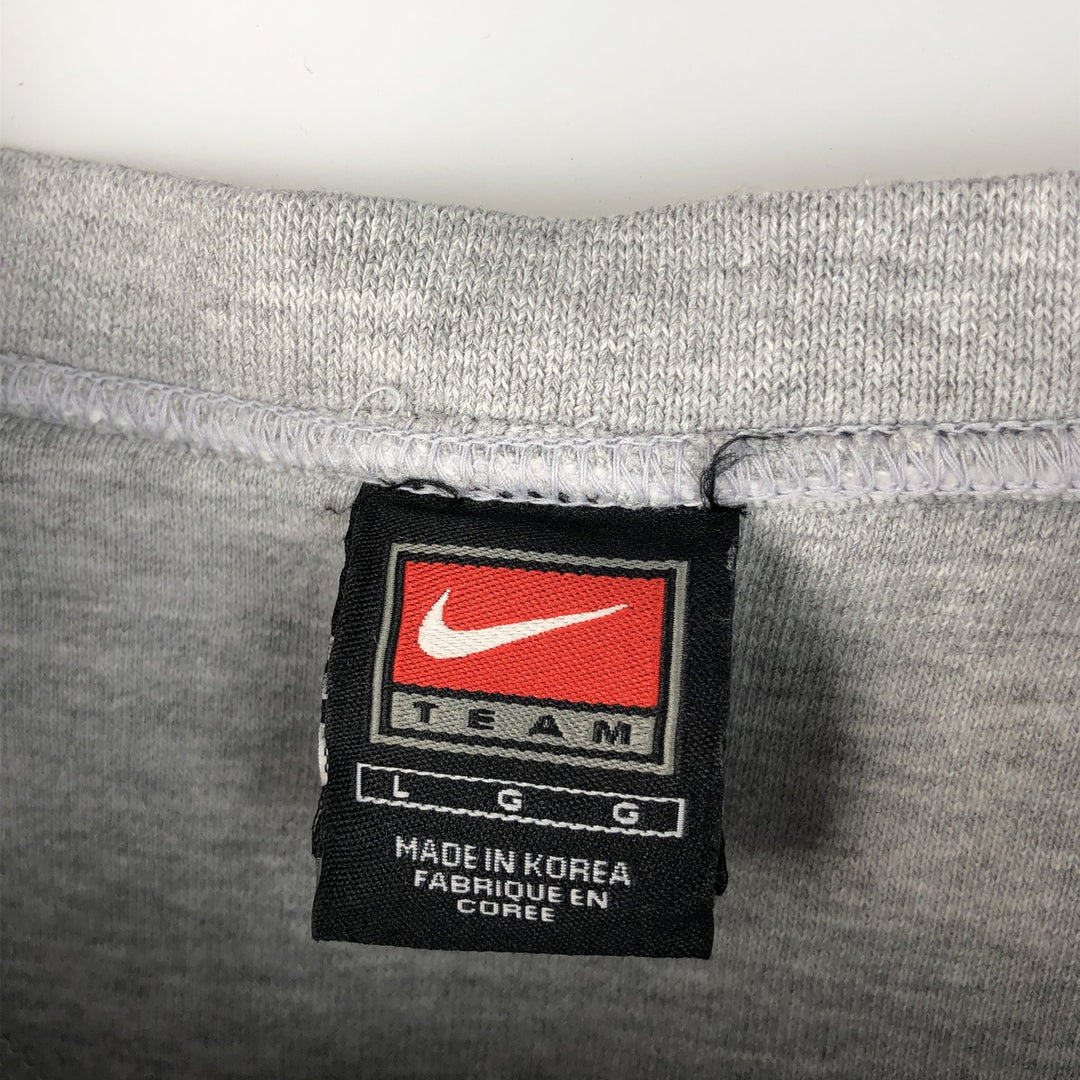 2000'S Nike TEAM Michael Jordan University of North Carolina College Sweatshirt, Men's Size L cotton gray type Vintage Second Hand