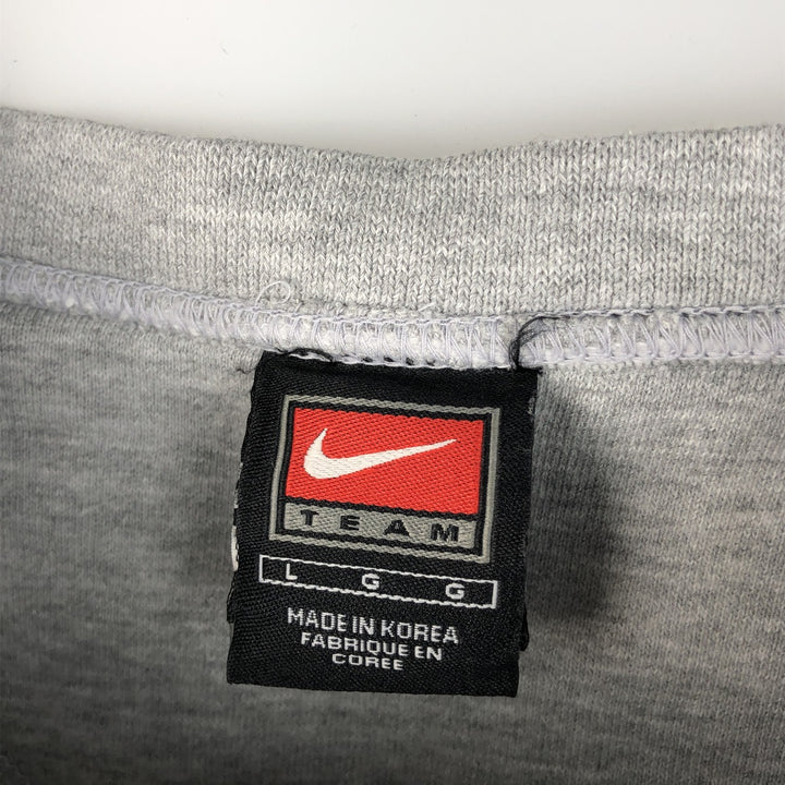 2000'S Nike TEAM Michael Jordan University of North Carolina College Sweatshirt, Men's Size L cotton gray type Vintage Second Hand