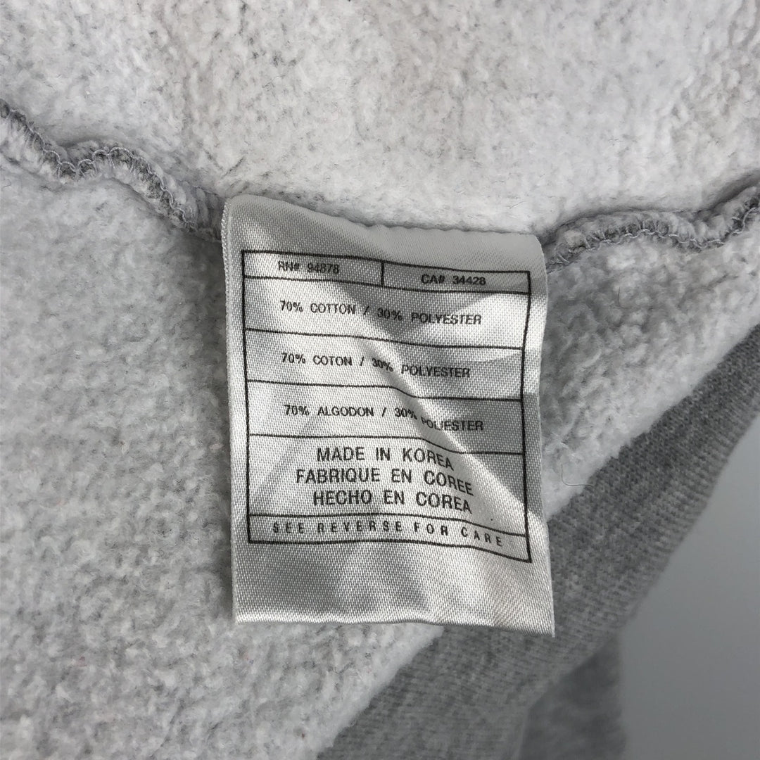 2000'S Nike TEAM Michael Jordan University of North Carolina College Sweatshirt, Men's Size L cotton gray type Vintage Second Hand