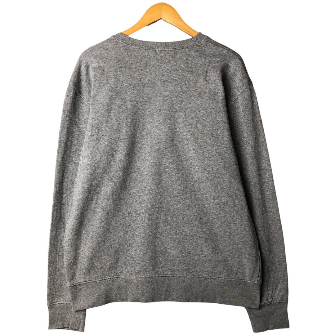 Carhartt logo sweatshirt, men's size L cotton gray type Vintage Second Hand