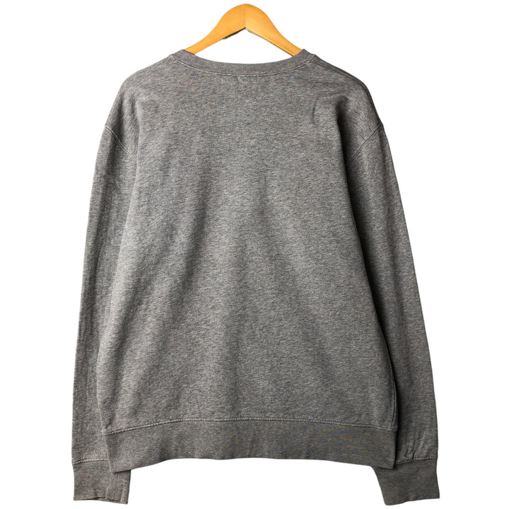 Carhartt logo sweatshirt, men's size L cotton gray type Vintage Second Hand