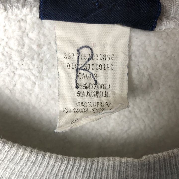 90'S Jansport College Sweatshirt, Made in USA, Men's M, Vintage cotton gray type Vintage Second Hand