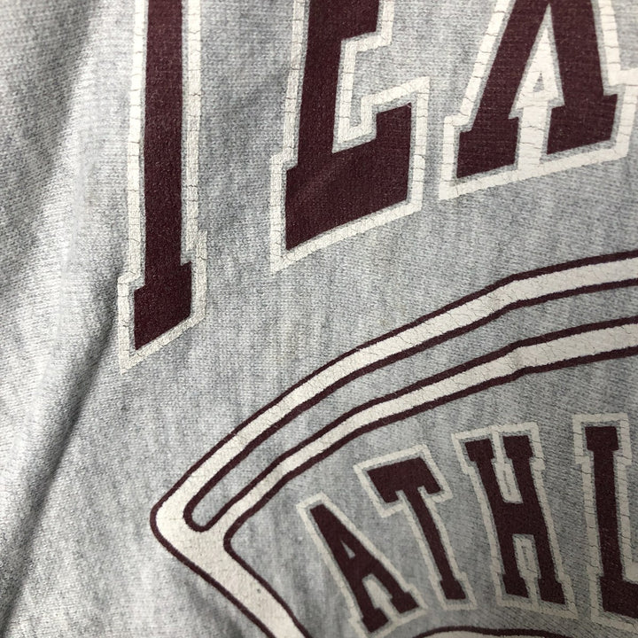 90'S Jansport College Sweatshirt, Made in USA, Men's M, Vintage cotton gray type Vintage Second Hand