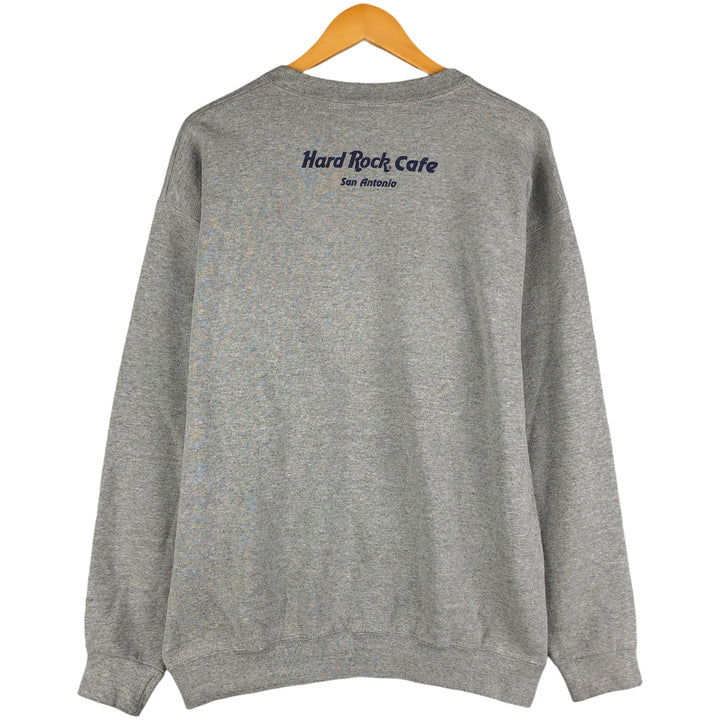 HARD ROCK CAFE Advertising Sweatshirt, Men's Size L cotton gray type Vintage Second Hand