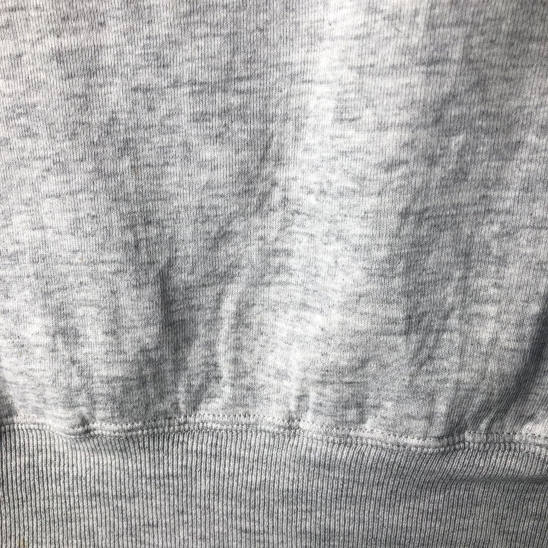 Vintage 80s-90'S Jerzees printed sweatshirt, made in the USA, men's size XXL polyester gray type Vintage Second Hand