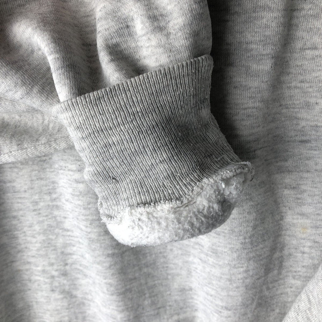 Vintage 80s-90'S Jerzees printed sweatshirt, made in the USA, men's size XXL polyester gray type Vintage Second Hand