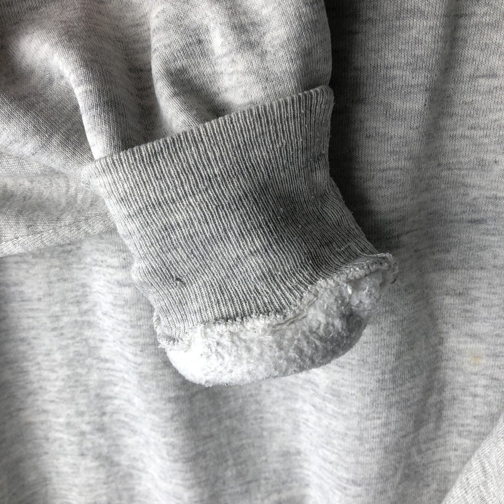 Vintage 80s-90'S Jerzees printed sweatshirt, made in the USA, men's size XXL polyester gray type Vintage Second Hand