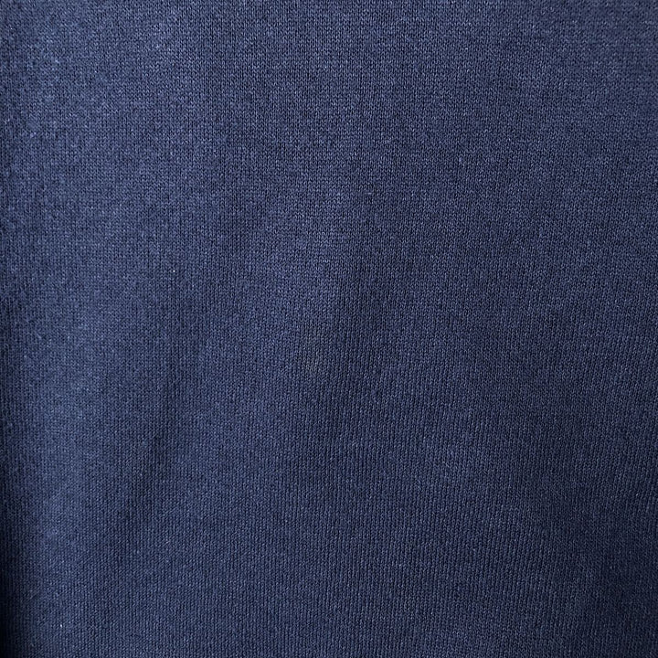 90'S Reebok One Point Logo Sweatshirt Trainer Made in USA Men's M Size Vintage cotton navy blue type Vintage Second Hand