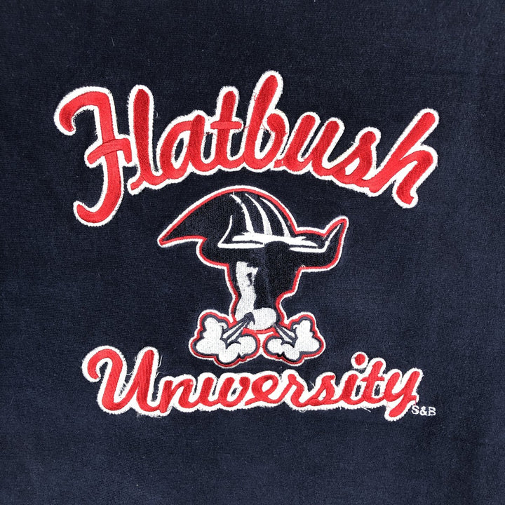 90s-00'S Steve and Barry's College Character Sweatshirt, Men's Size Small cotton navy blue type Vintage Second Hand