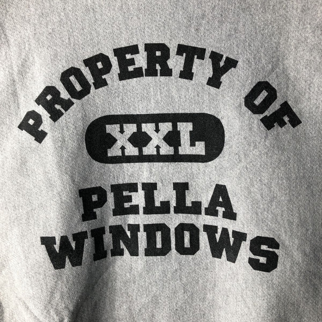 2000'S Champion REVERSE WEAVE Reverse Weave Print Sweatshirt, Men's Size L unclear gray type Vintage Second Hand