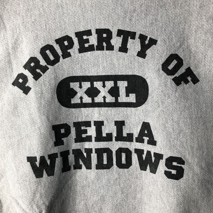 2000'S Champion REVERSE WEAVE Reverse Weave Print Sweatshirt, Men's Size L unclear gray type Vintage Second Hand