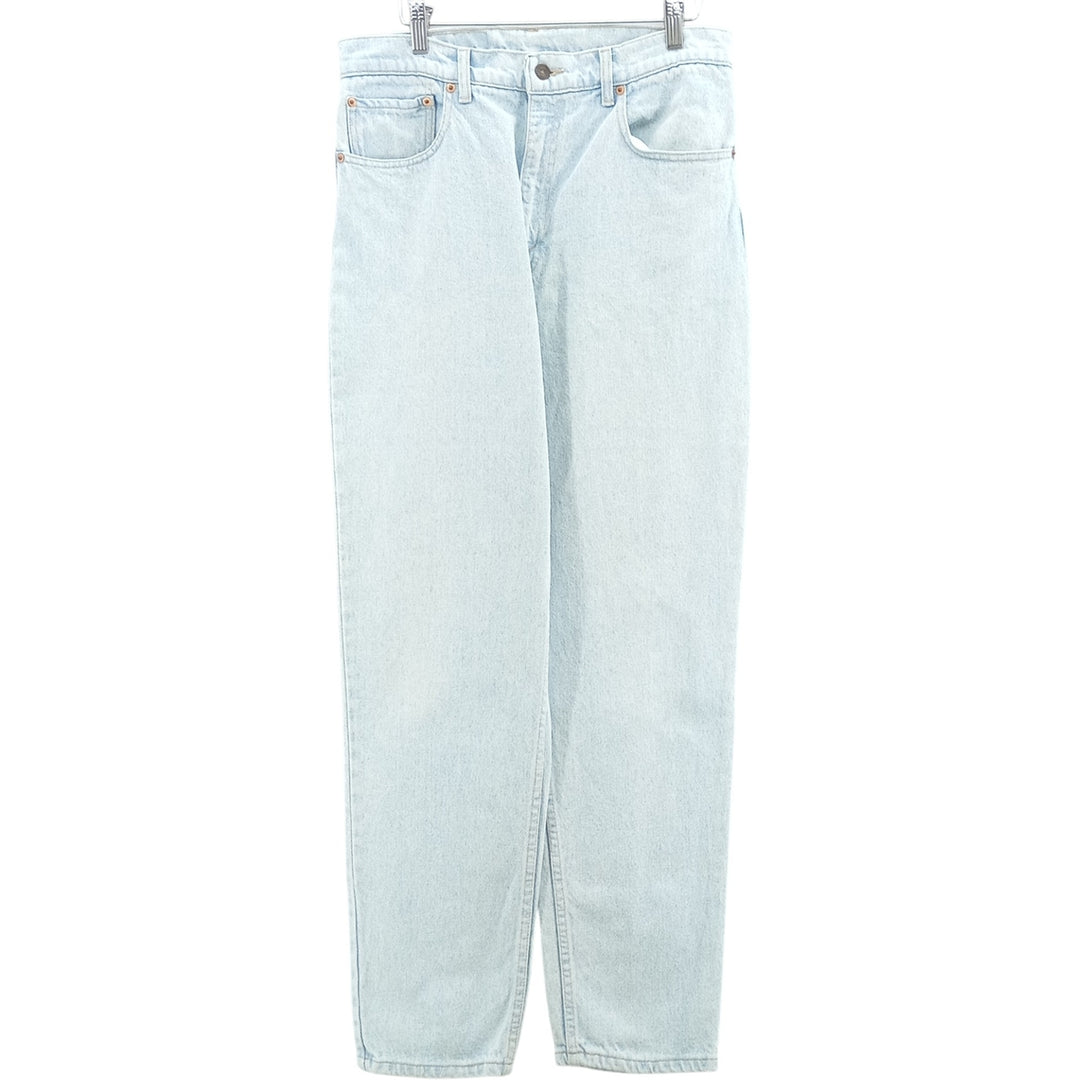 Vintage 1990'S Levi's 550-4803 Tapered Denim Pants, Made in USA, Men's Size 32 cotton blue type Vintage Second Hand
